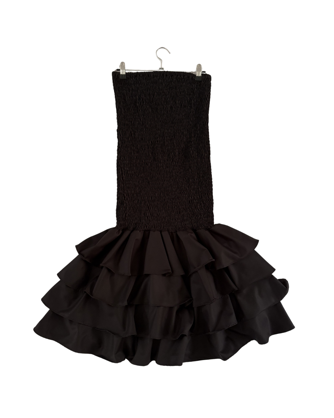 BLACK FROUFROU SKIRT